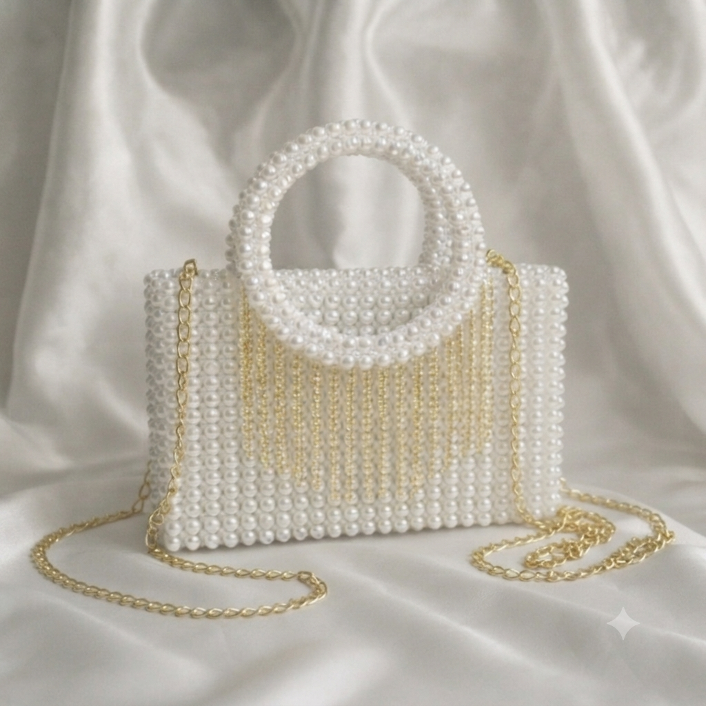 ÉLÉGANCE PERLÉE – ACCESSOIRES MULTICOLORES AVEC FINITIONS DORÉES