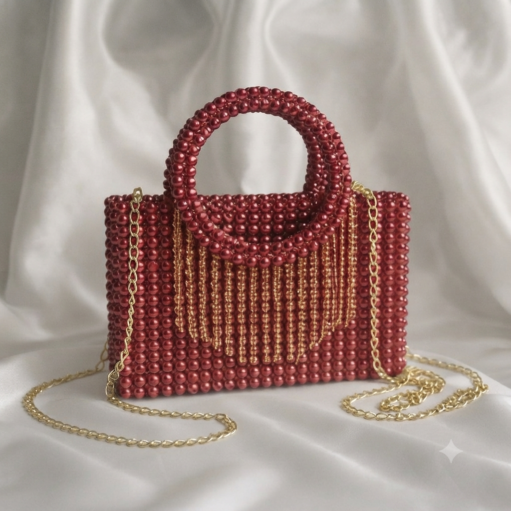ÉLÉGANCE PERLÉE – ACCESSOIRES MULTICOLORES AVEC FINITIONS DORÉES