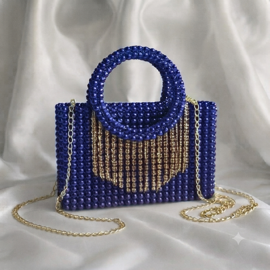 ÉLÉGANCE PERLÉE – ACCESSOIRES MULTICOLORES AVEC FINITIONS DORÉES