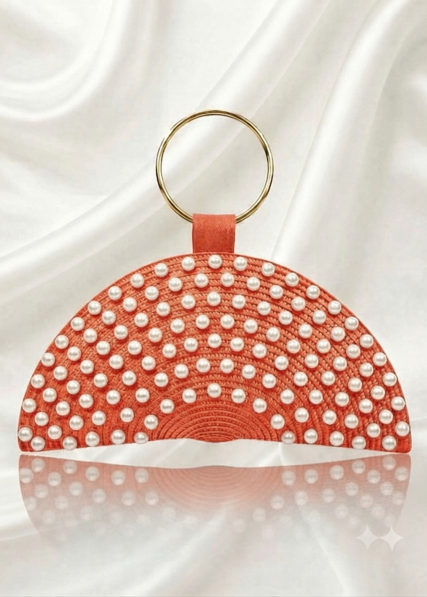 POCHETTE ÉLÉGANTE À PERLES – PERSONNALISABLE
