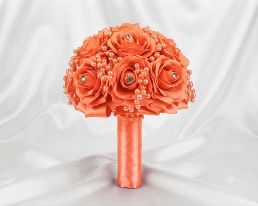 BOUQUET DÉCORATIF PREMIUM – ÉCRIN PRESTIGE