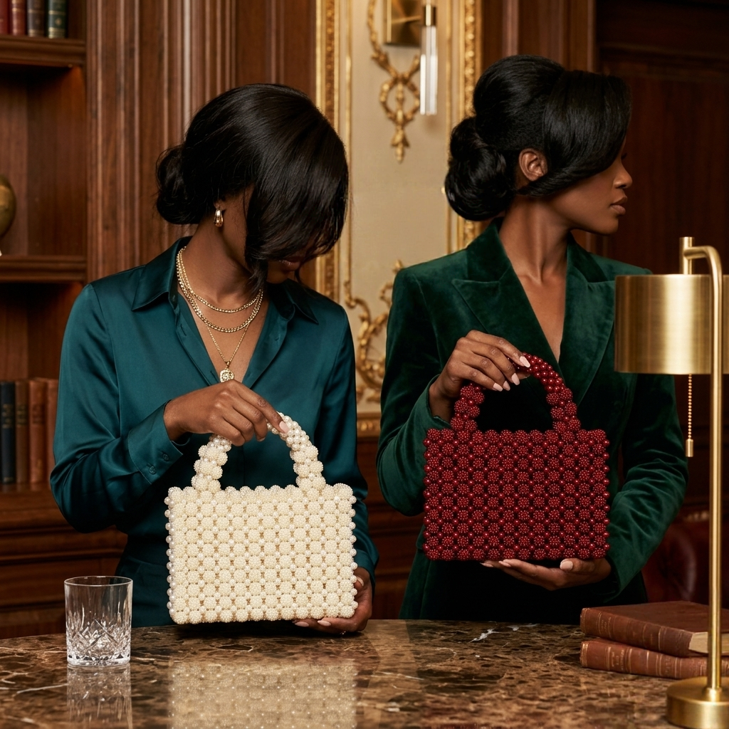 SAC À PERLES – ÉLÉGANCE INTEMPORELLE /PERSONNALISABLE